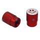 YOU.S Alu Emotionen Ventilkappe mit Dichtung - Rot