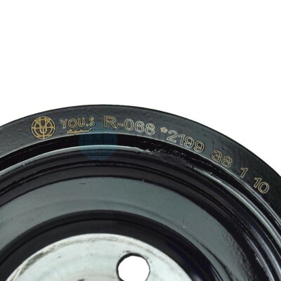 YOU.S Original Riemenscheibe Kurbelwelle kompatibel mit VW 1.6 TDI 1.9 TDI 2.0 TDI