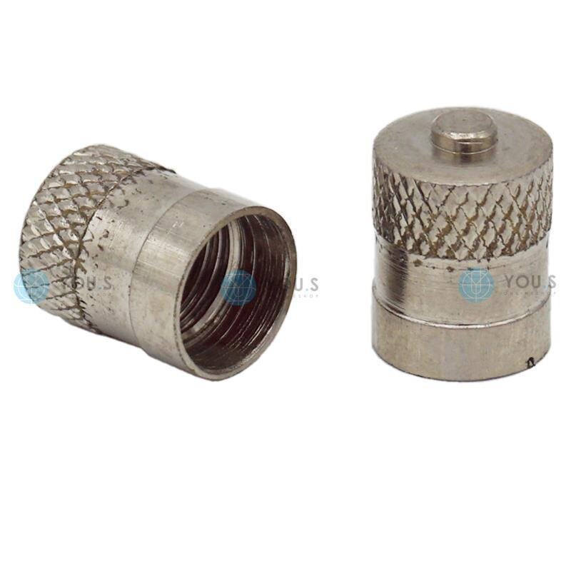 YOU.S Alu Ventilkappe mit Dichtung - Silber
