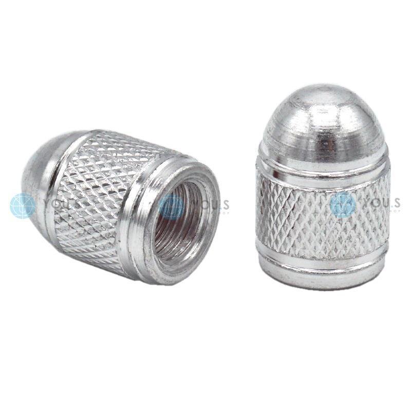 YOU.S Alu Ventilkappe mit Dichtung - Silber