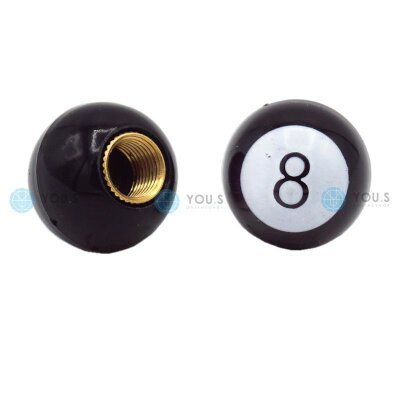 YOU.S Kunststoff 8 Billard Kugel Ventilkappe mit Dichtung...