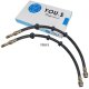 2 x YOU.S Bremsschlauch Vorderachse links & rechts für FORD C-MAX/ FOCUS 1223474