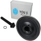 YOU.S Original Riemenscheibe + Schraube für FORD FOCUS GALAXY MONDEO IV S-MAX TOURNEO TRANSIT