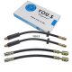 4 x YOU.S Bremsschläuche SET Vorne & Hinten für Audi + Seat 8E0611707 / 8E0611775H