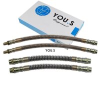 4 x YOU.S Bremsschläuche SET Vorne & Hinten...