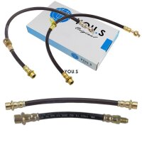 4 x YOU.S Bremsschläuche SET Vorne & Hinten L +...