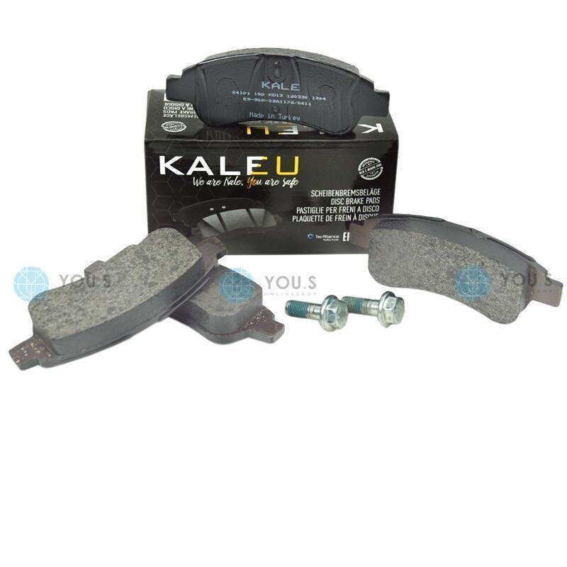 KALE BREMSBELAGSATZ BREMSBELÄGE VORNE für CITROËN / PEUGEOT