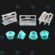 60 x YOU.S Original Türschwelle Befestigungs Set Clips kompatibel mit BMW 3er E36 E46 E90 E91 E92