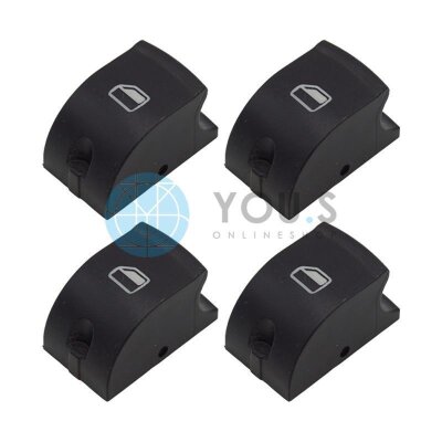 4 x YOU.S Original Fensterheber Schalter Vorne Hinten kompatibel mit AUDI A3 A6 Q7