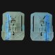 2 x YOU.S Original Fensterheber Gleitbacken SET Vorne L & R für AUDI / SKODA
