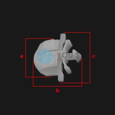 20 x YOU.S Wasserleitblech Befestigung Clip kompatibel mit OPEL Astra H Zafira B 5104988