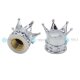 YOU.S Ventilkappe Krone - Silber