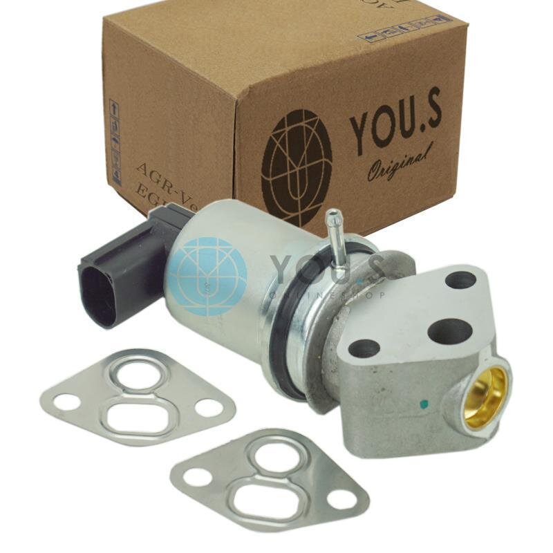 YOU.S Original AGR Ventil Abgasrückführungsventil für VW SEAT SKODA 1.2 / 1.2 1.2V
