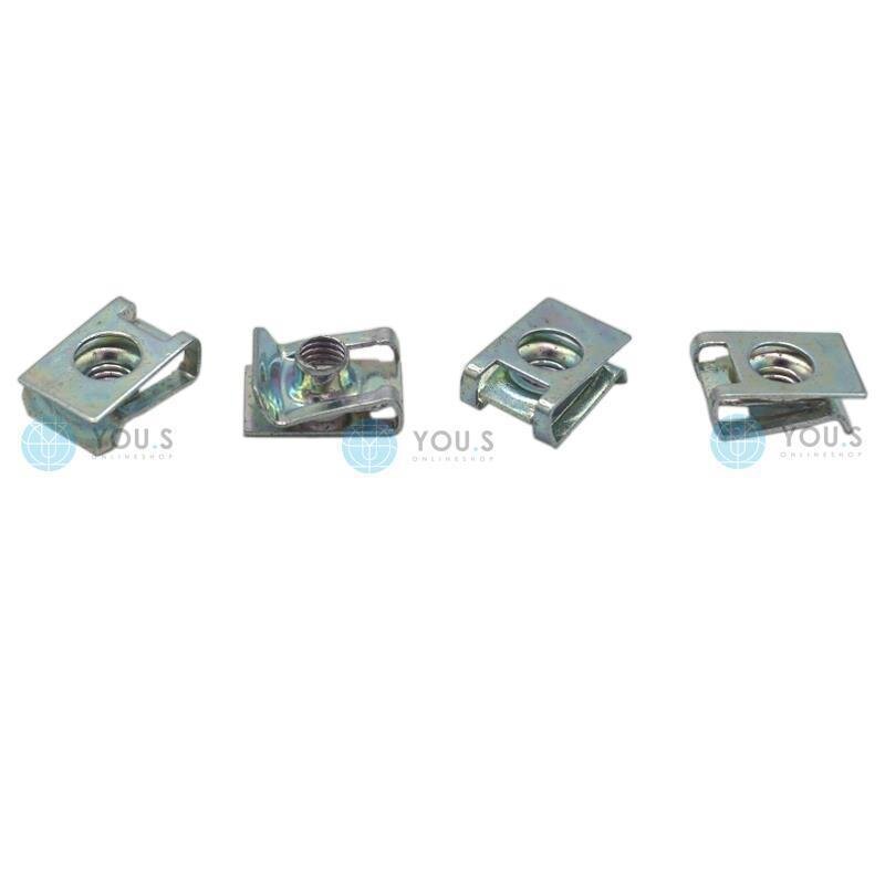 20 x YOU.S Original Metall Klemmmutter Unterboden für MERCEDES-BENZ / RENAULT