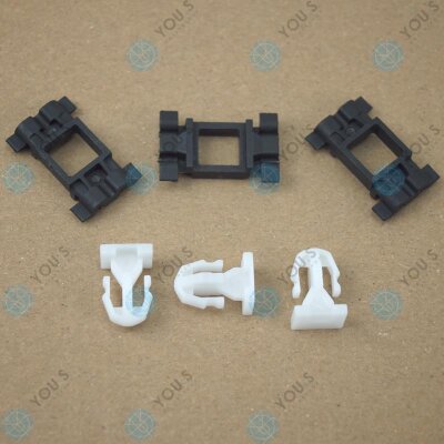 100er SET YOU.S Zierleisten Schweller Montage Clips kompatibel mit MERCEDES W202 S202 W210 S210