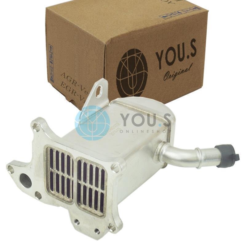 YOU.S Original AGR Kühler Abgasrückführungskühler für RENAULT GRAND SCÉNIC III MEGANE III 1.9 dCi