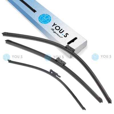 YOU.S SCHEIBENWISCHER SET VORNE + HINTEN kompatibel mit...