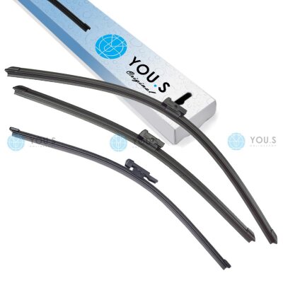 YOU.S SCHEIBENWISCHER SET VORNE + HINTEN kompatibel mit...