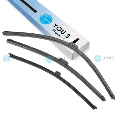 YOU.S SCHEIBENWISCHER SET VORNE + HINTEN kompatibel mit...
