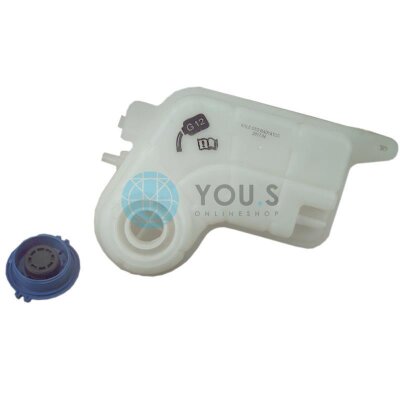 YOU.S Original Ausgleichsbehälter Kühlmittel + Deckel für AUDI A6 (4F_, C6) 4F0121403C