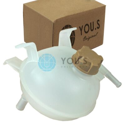 YOU.S Original Ausgleichsbehälter Kühlmittel + Deckel für Opel Corsa B (73_  ) 90410057