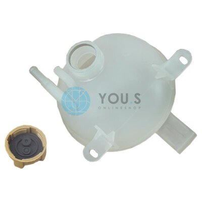 YOU.S Original Ausgleichsbehälter Kühlmittel + Deckel für Opel Corsa B (73_  ) 90410057