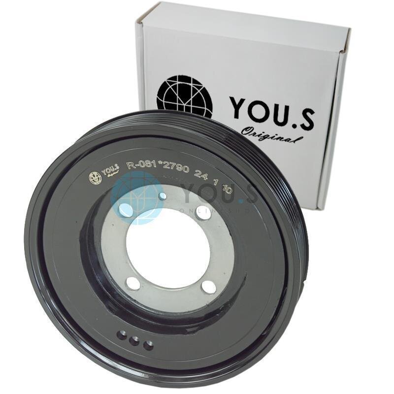 YOU.S Original Riemenscheibe Kurbelwelle kompatibel mit Opel