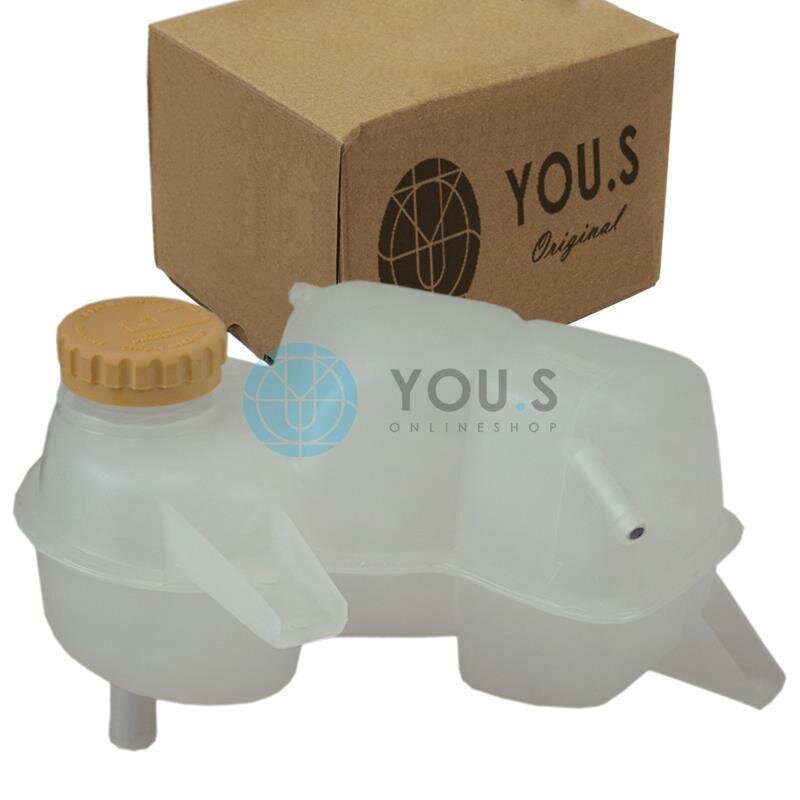 YOU.S Original Ausgleichsbehälter Kühlmittel + Deckel für OPEL 90409612