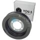 YOU.S Original Riemenscheibe Kurbelwelle kompatibel mit Chevrolet kompatibel mit  Opel 1.7 D / TD / CDTi