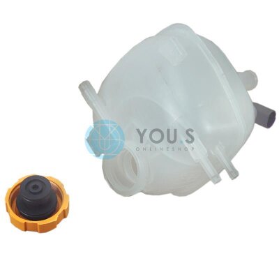 YOU.S Original Ausgleichsbehälter Kühlmittel + Deckel für OPEL SAAB 009202200