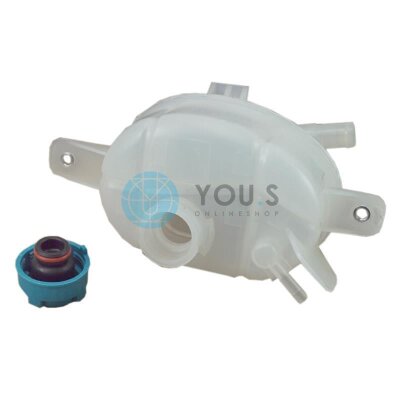 YOU.S Original Ausgleichsbehälter Kühlmittel + Deckel für CITROEN FIAT PEUGEOT - 51780710