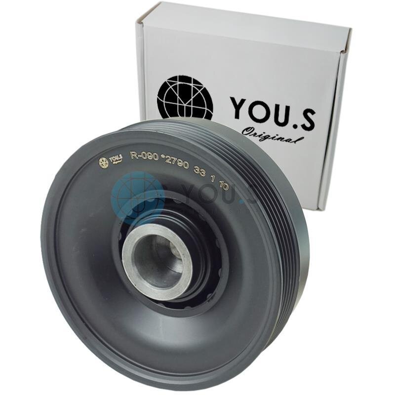 YOU.S Original Riemenscheibe Kurbelwelle kompatibel mit MINI (R50, R53) Cabriolet (R52)
