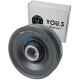 YOU.S Original Riemenscheibe Kurbelwelle kompatibel mit MINI (R50, R53) Cabriolet (R52)