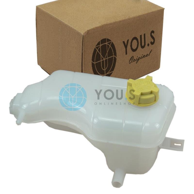 YOU.S Original Ausgleichsbehälter Kühlmittel + Deckel kompatibel mit Ford Fiesta (J_, J_) - 1003916