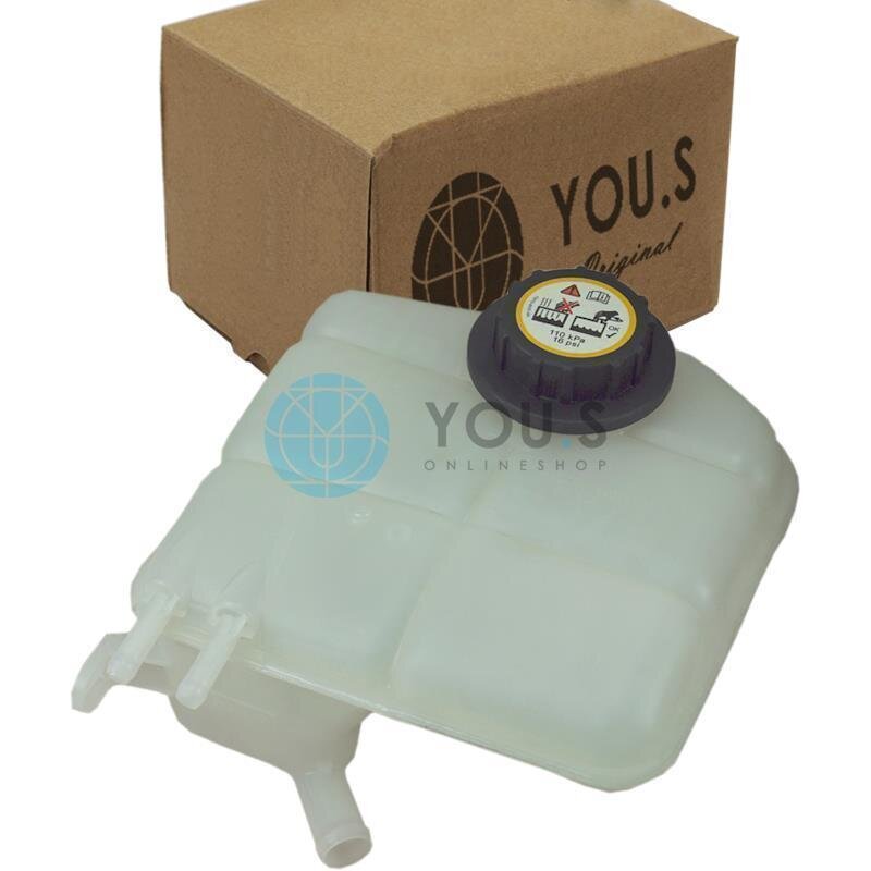 YOU.S Original Ausgleichsbehälter Kühlmittel + Deckel für Ford Focus Tourneo Transit - 1069395
