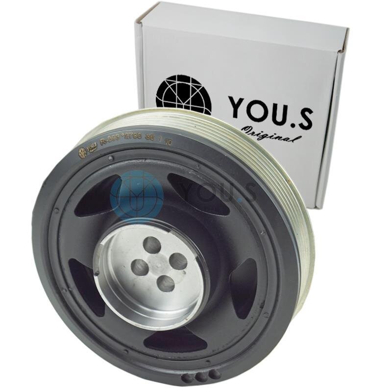 YOU.S Original Riemenscheibe Kurbelwelle kompatibel mit Mini (F55) (F56) Cooper D / One D