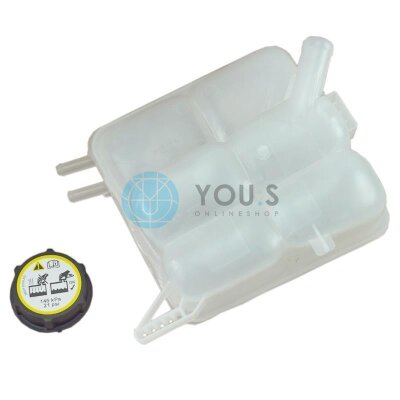 YOU.S Original Ausgleichsbehälter Kühlmittel + Deckel für FORD C-MAX FOCUS II KUGA - 1225842