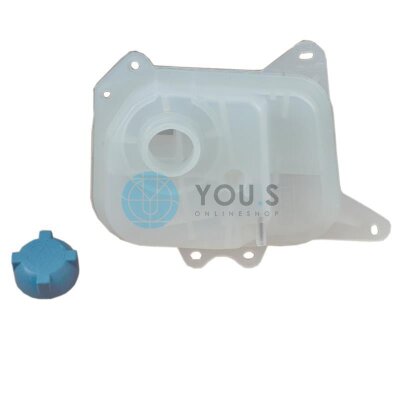 YOU.S Original Ausgleichsbehälter Kühlmittel + Deckel für AUDI 431121407C
