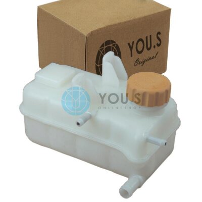 YOU.S Original Ausgleichsbehälter Kühlmittel + Deckel für Chevrolet / Daewoo (U100) 1.6 2.0 - 96813424