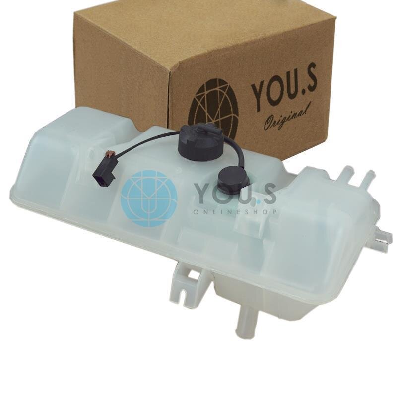 YOU.S Original Ausgleichsbehälter Kühlmittel + Deckel für Citroën / Fiat / Peugeot - 1323J7 -1348734080