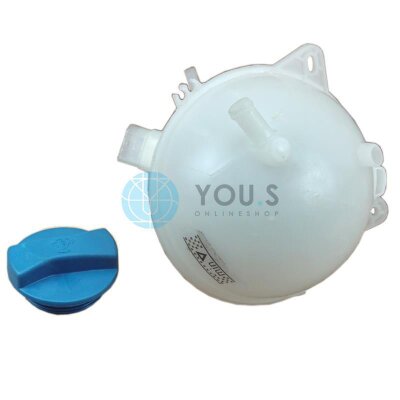 YOU.S Original Ausgleichsbehälter Kühlmittel + Deckel für AUDI SEAT SKODA VW - 1J0121403