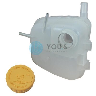 YOU.S Original Ausgleichsbehälter Kühlmittel + Deckel für OPEL ASTRA G / OPEL SPEEDSTER - 9117437