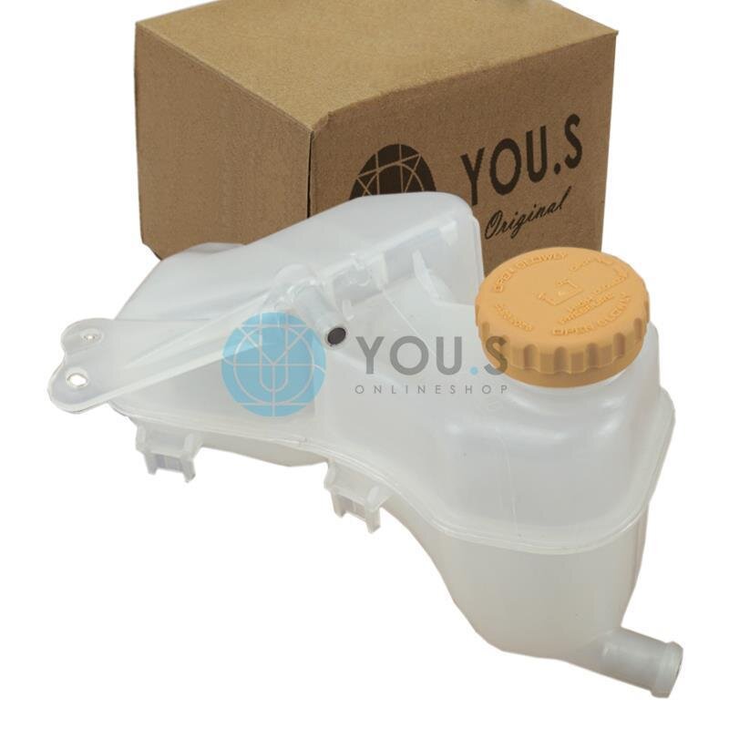 YOU.S Original Ausgleichsbehälter Kühlmittel mit Deckel kompatibel mit OPEL CALIBRA A / VECTRA A - 01304640