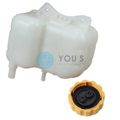 YOU.S Original Ausgleichsbehälter + Deckel kompatibel mit CHEVROLET LACETTI / DAEWOO LACETTI - 96813425