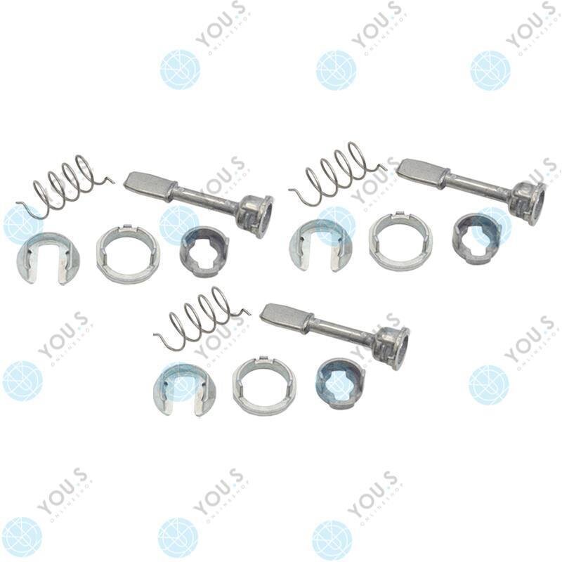 3 x YOU.S Original Reparatursatz Türschloss Schließzylinder Vorne Links / Rechts kompatibel mit Audi kompatibel mit Seat kompatibel mit VW - 3B0837167