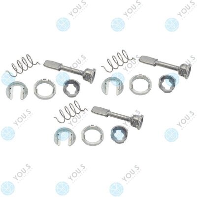 3 x YOU.S Original Reparatursatz Türschloss Schließzylinder Vorne Links / Rechts kompatibel mit Audi kompatibel mit Seat kompatibel mit VW - 3B0837167