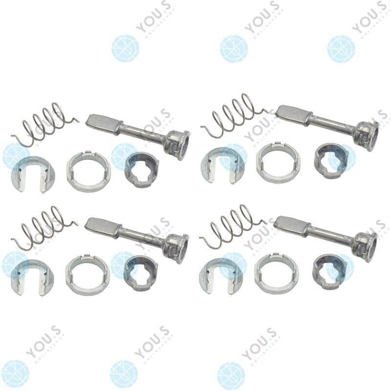4 x YOU.S Original Reparatursatz Türschloss Schließzylinder Vorne Links / Rechts kompatibel mit Audi kompatibel mit Seat kompatibel mit VW - 3B0837167