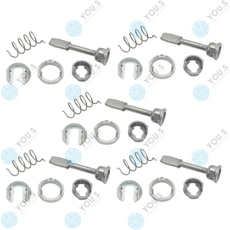 5 x YOU.S Original Reparatursatz Türschloss Schließzylinder Vorne Links / Rechts kompatibel mit Audi kompatibel mit Seat kompatibel mit VW - 3B0837167