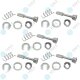 5 x YOU.S Original Reparatursatz Türschloss Schließzylinder Vorne Links / Rechts kompatibel mit Audi kompatibel mit Seat kompatibel mit VW - 3B0837167
