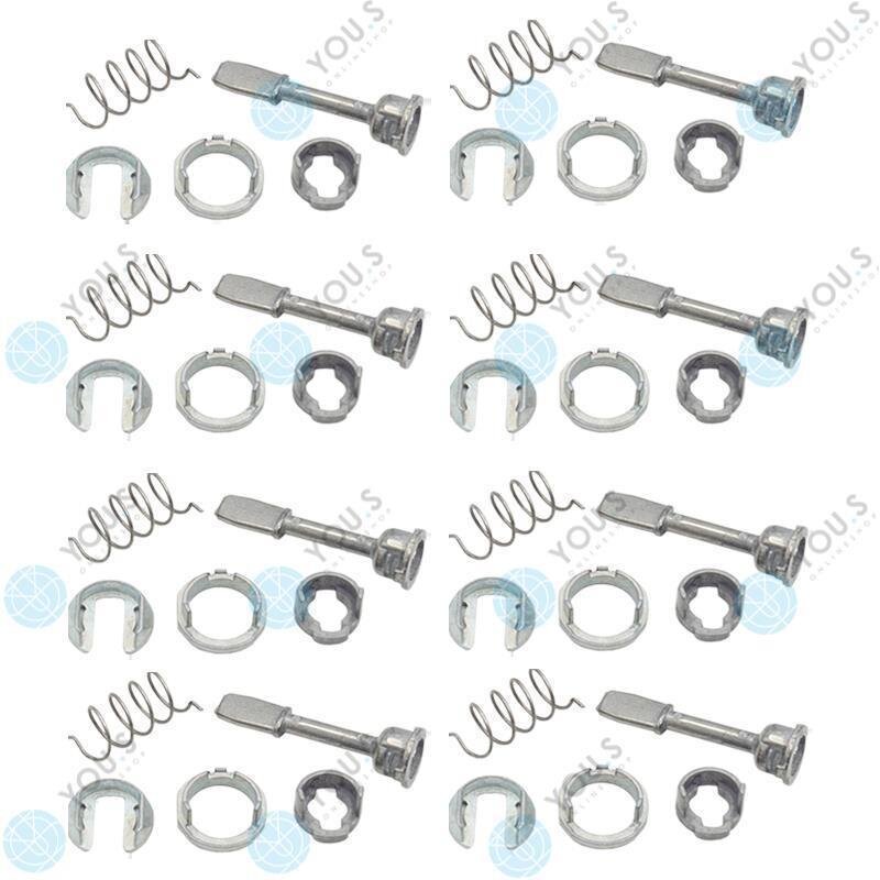 8 x YOU.S Original Reparatursatz Türschloss Schließzylinder Vorne Links / Rechts kompatibel mit Audi kompatibel mit Seat kompatibel mit VW - 3B0837167